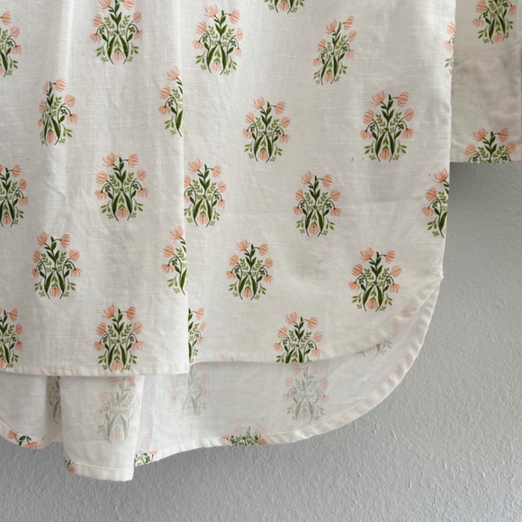 Women's Dessous Loungewear Fair Trade Goldie Block Print Tunic - Picture 6 of 9